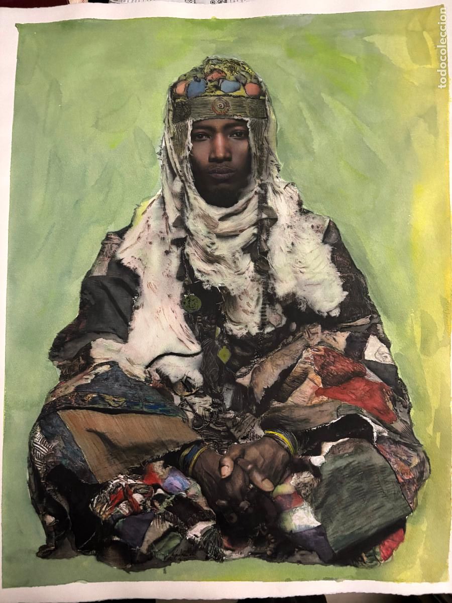Arte: Retrato hiperrealista de hombre del desierto