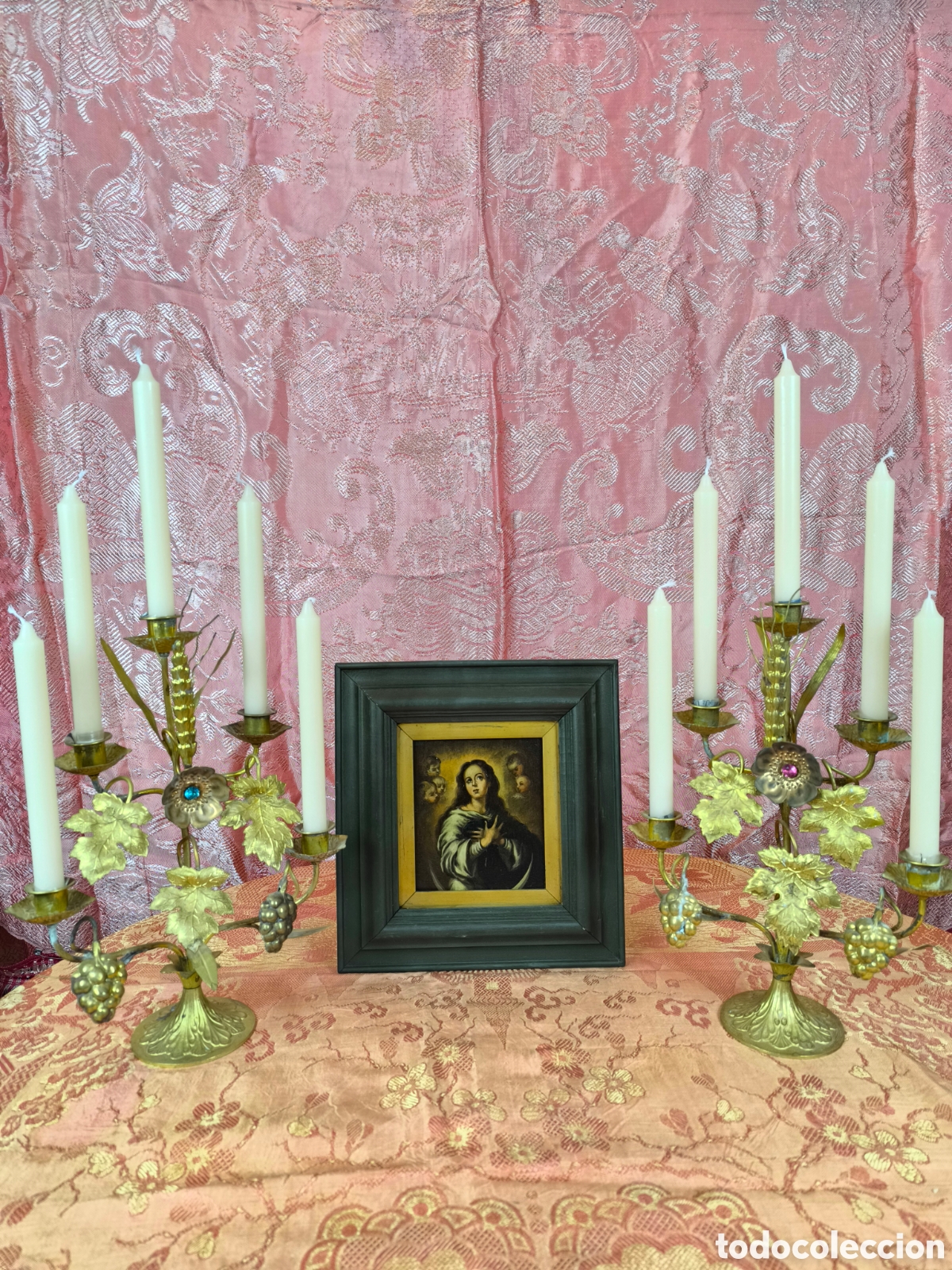 Arte: Antigua Copia Inmaculada Concepci&oacute;n Murillo S. XIX