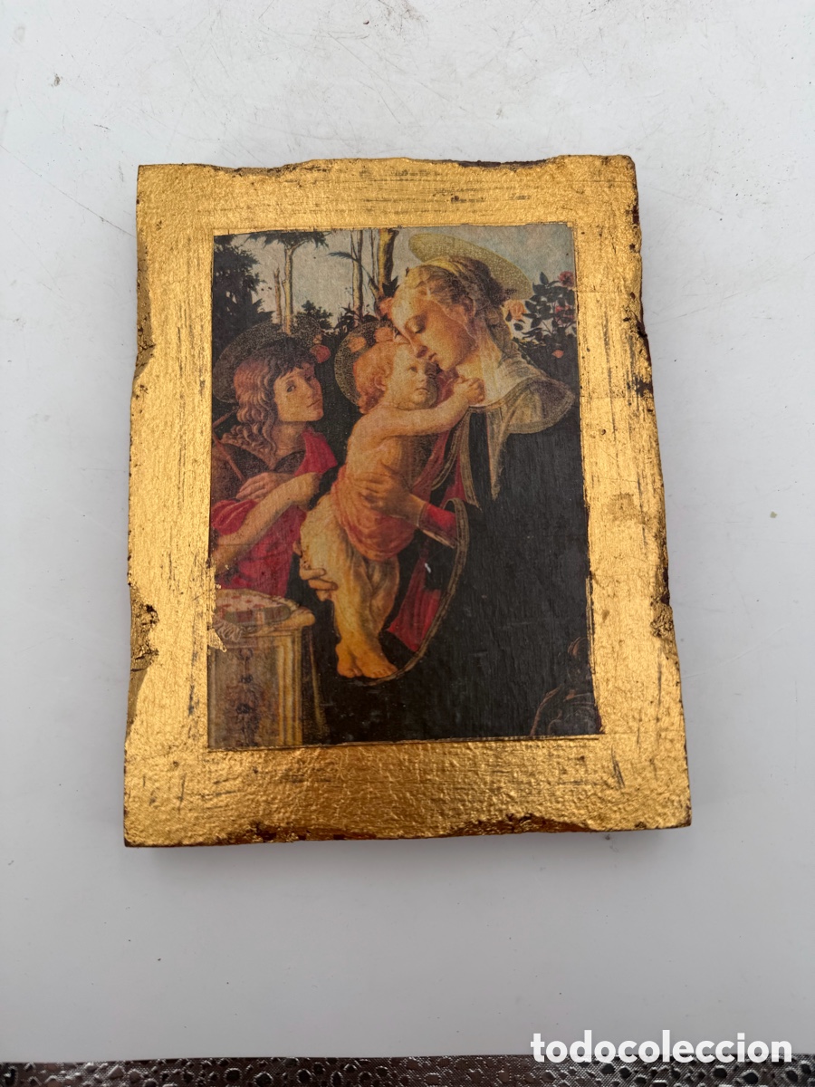 Arte: Antiguo Icono Religioso - Foto 2