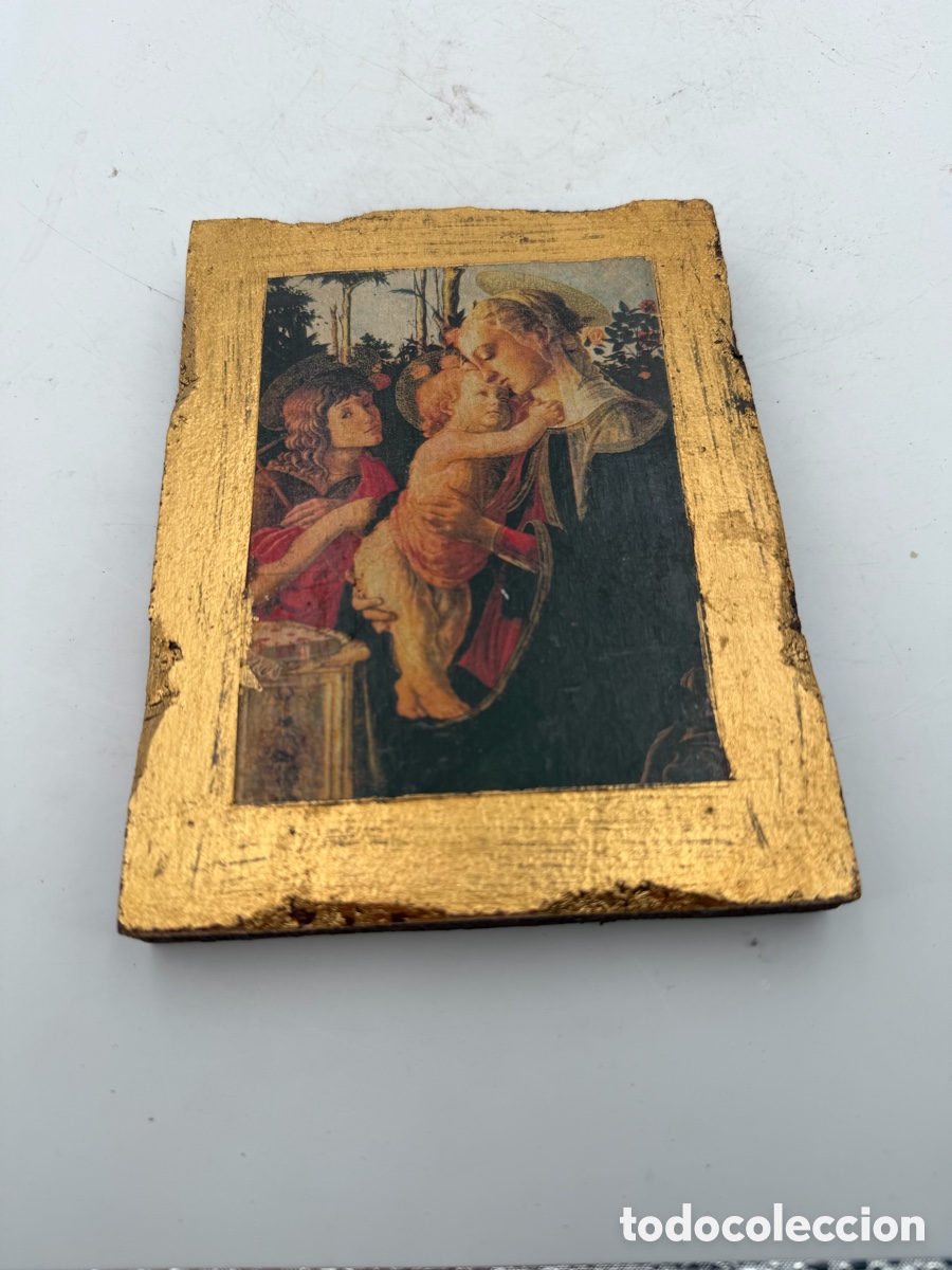 Arte: Antiguo Icono Religioso - Foto 4