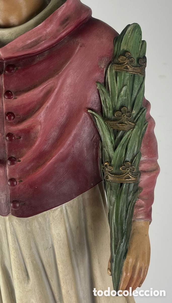 Arte: IMPORTANTE SAN RAM&Oacute;N NONATO - OLOT - 80 CM - Foto 6