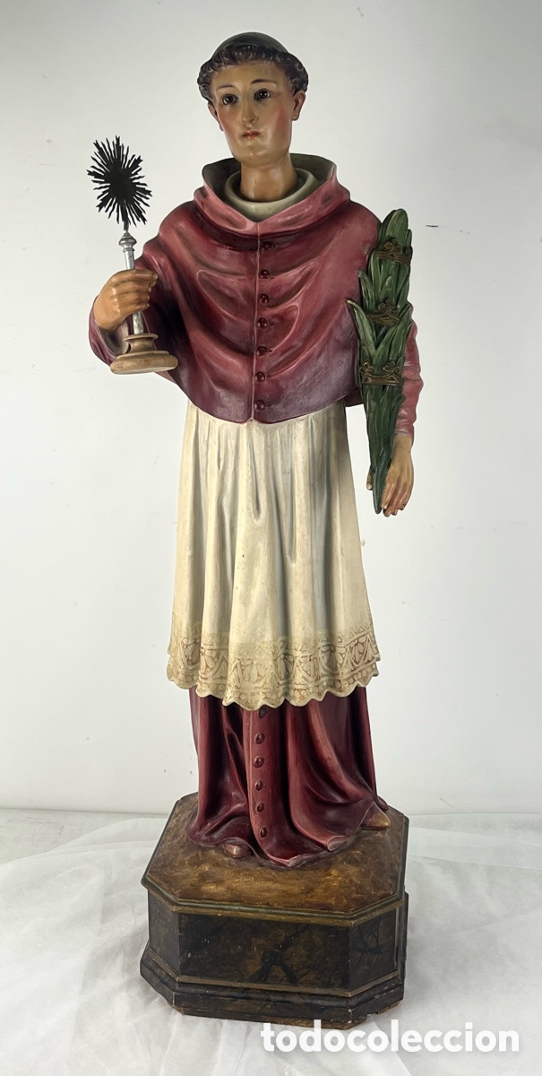 Arte: IMPORTANTE SAN RAM&Oacute;N NONATO - OLOT - 80 CM