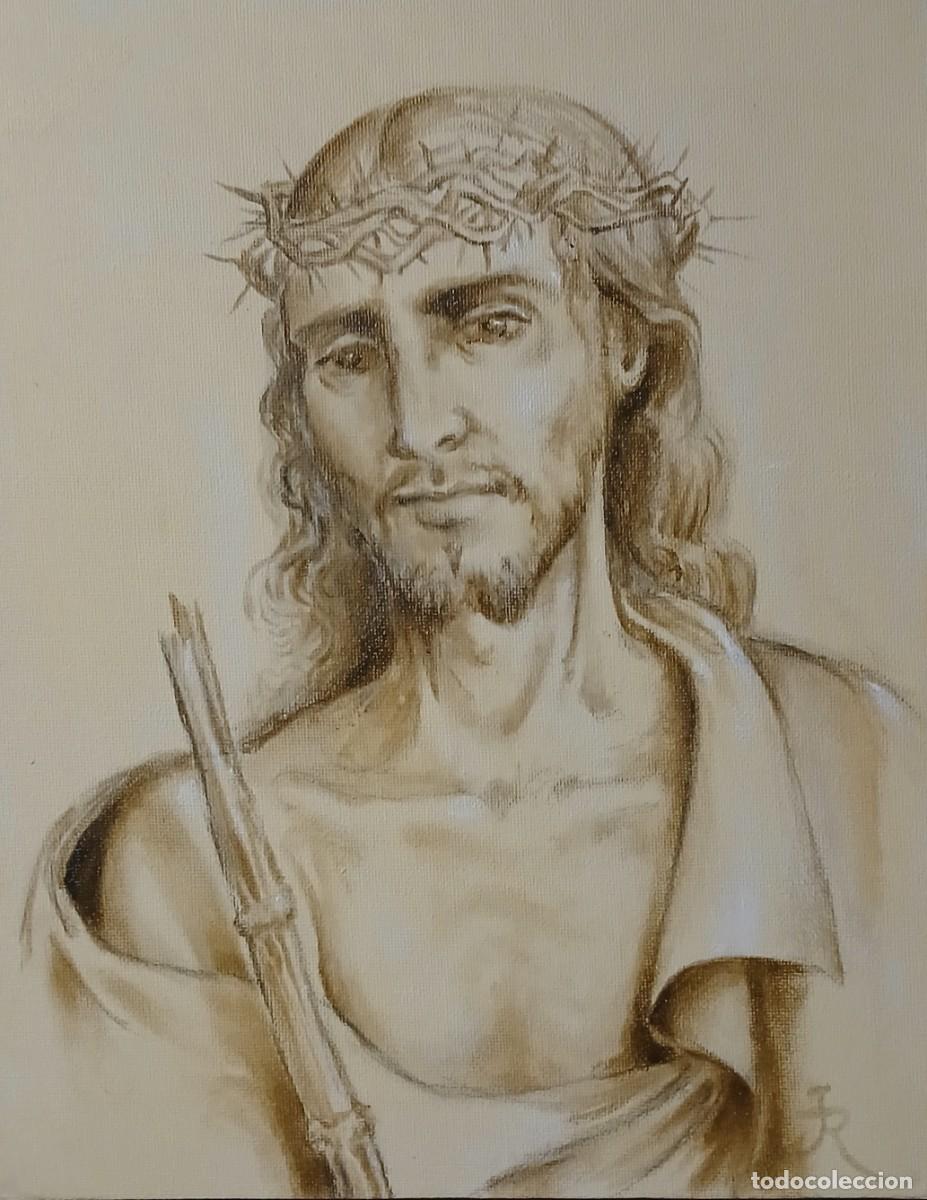 Arte: Ecce homo / &oacute;leo sobre lienzo /