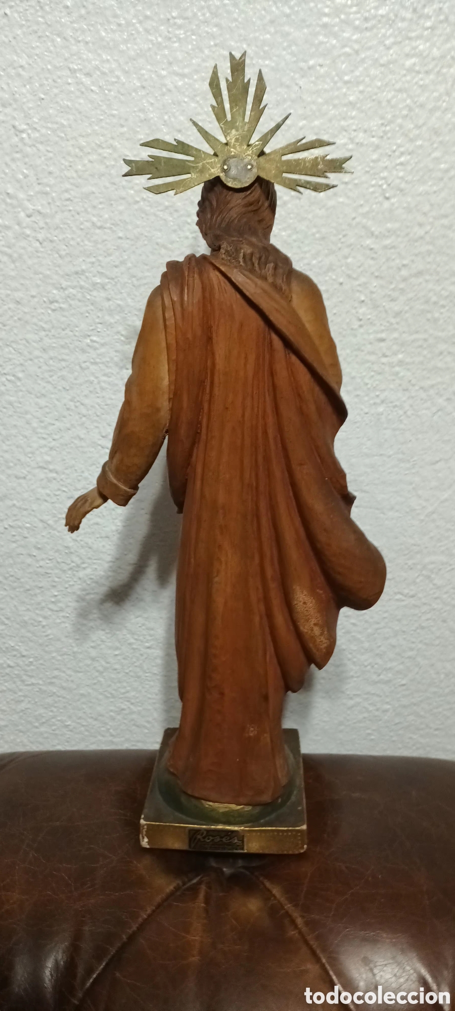 Arte: Talla en madera Sagrado Corazon - Foto 6