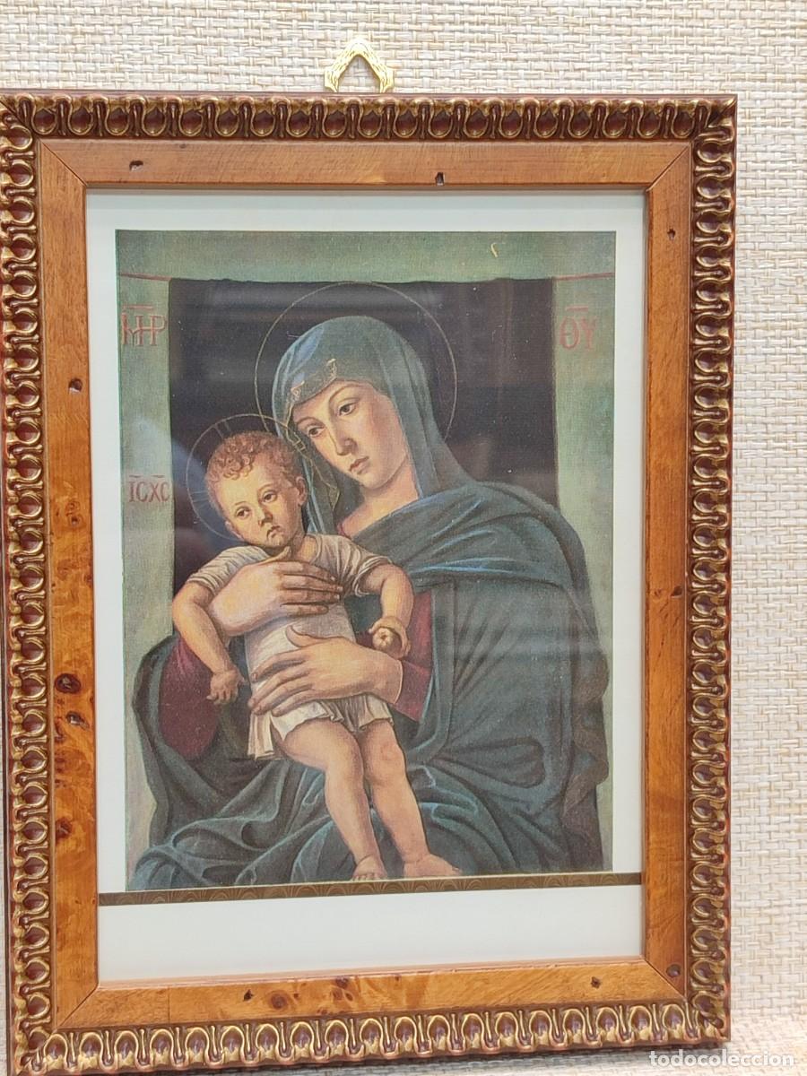 Arte: Madonna con Ni&ntilde;o de Bellini. Masterpieces in colour 1910. Plate VIII. Cuadro