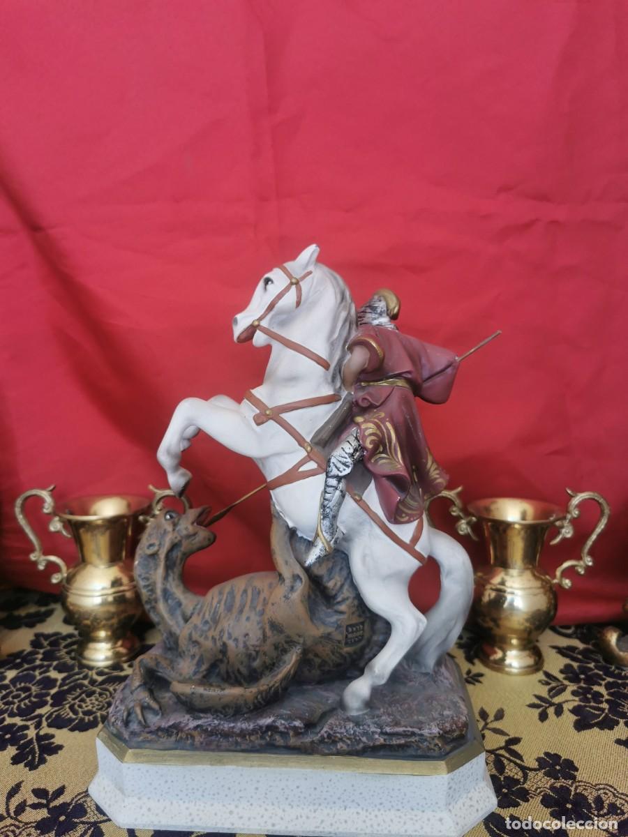 Arte: San Jorge a Caballo Olot 28cm - Foto 4