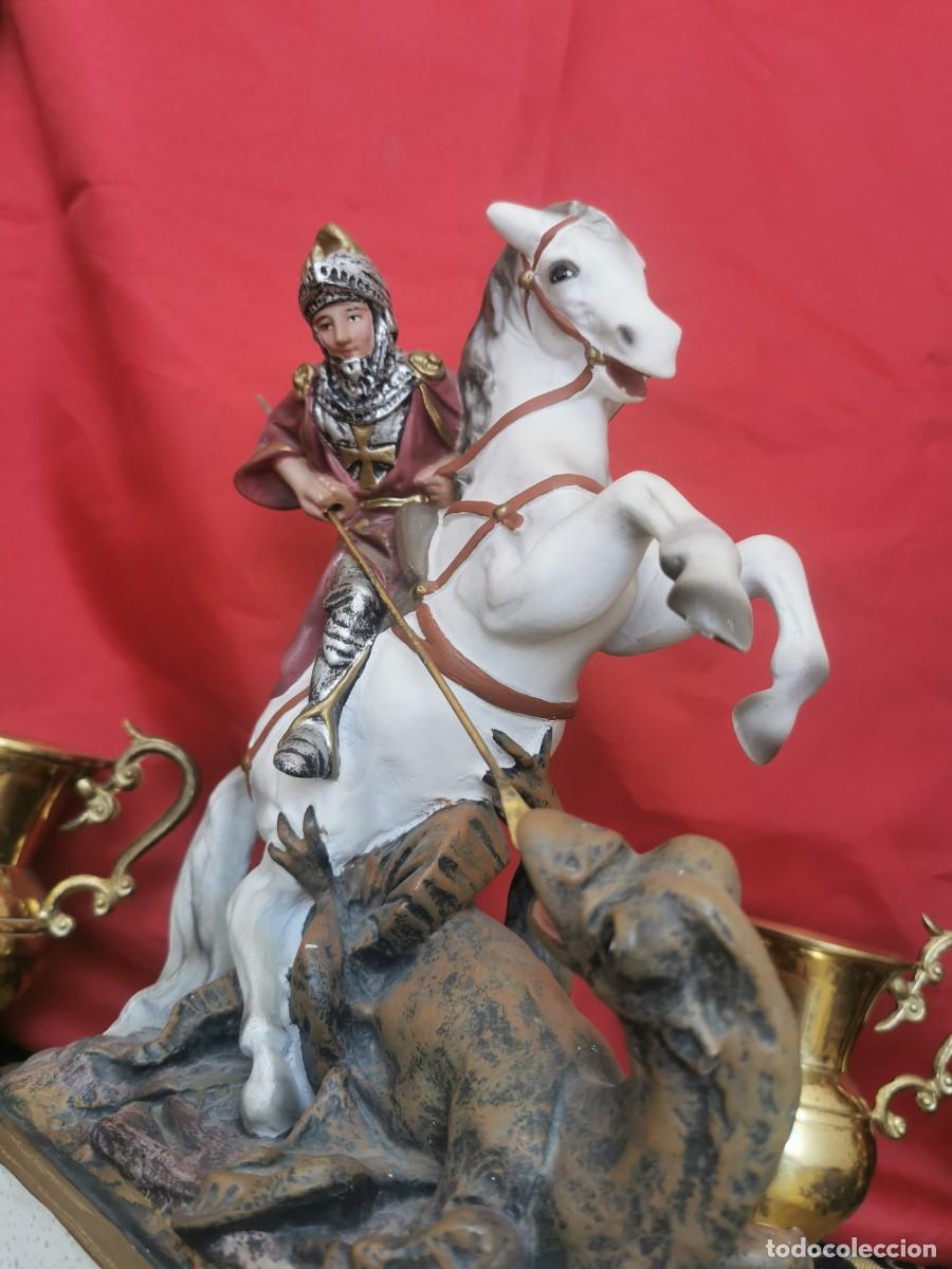 Arte: San Jorge a Caballo Olot 28cm - Foto 8