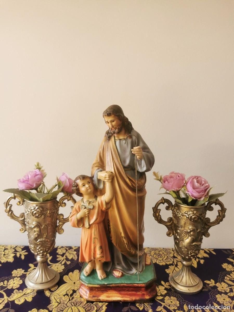 Kunst: Figura Religiosa San Jos&eacute; 32cm