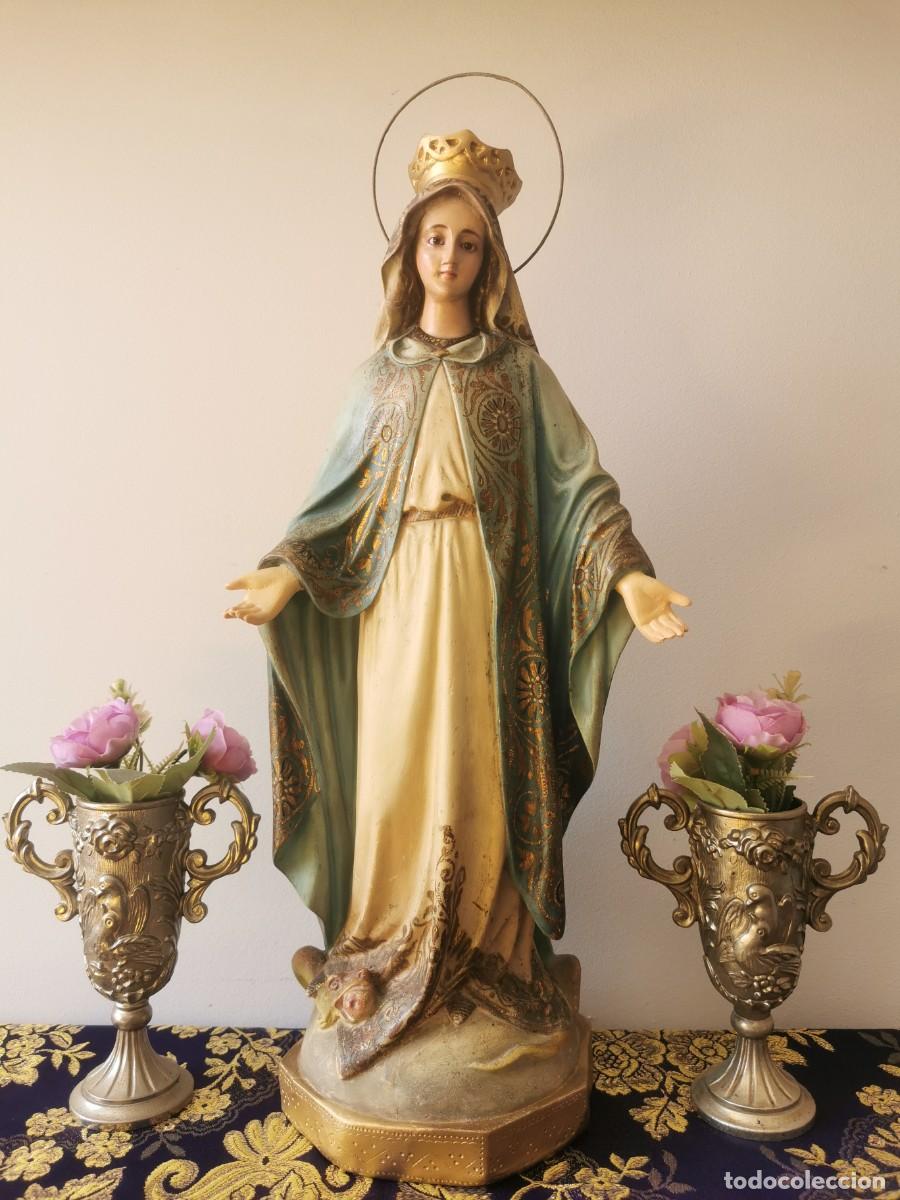 Arte: Virgen Milagrosa Olot 50cm - Foto 2