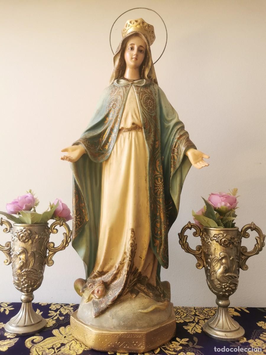 Arte: Virgen Milagrosa Olot 50cm - Foto 8