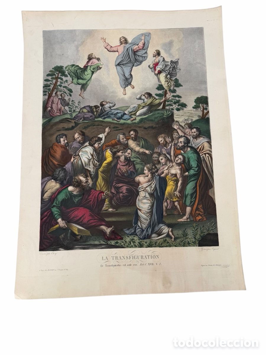 Arte: L&aacute;mina Religiosa Antigua