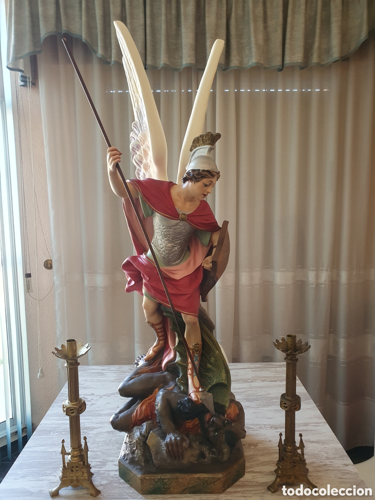 Arte: San Miguel arcangel 115 cent&iacute;metros