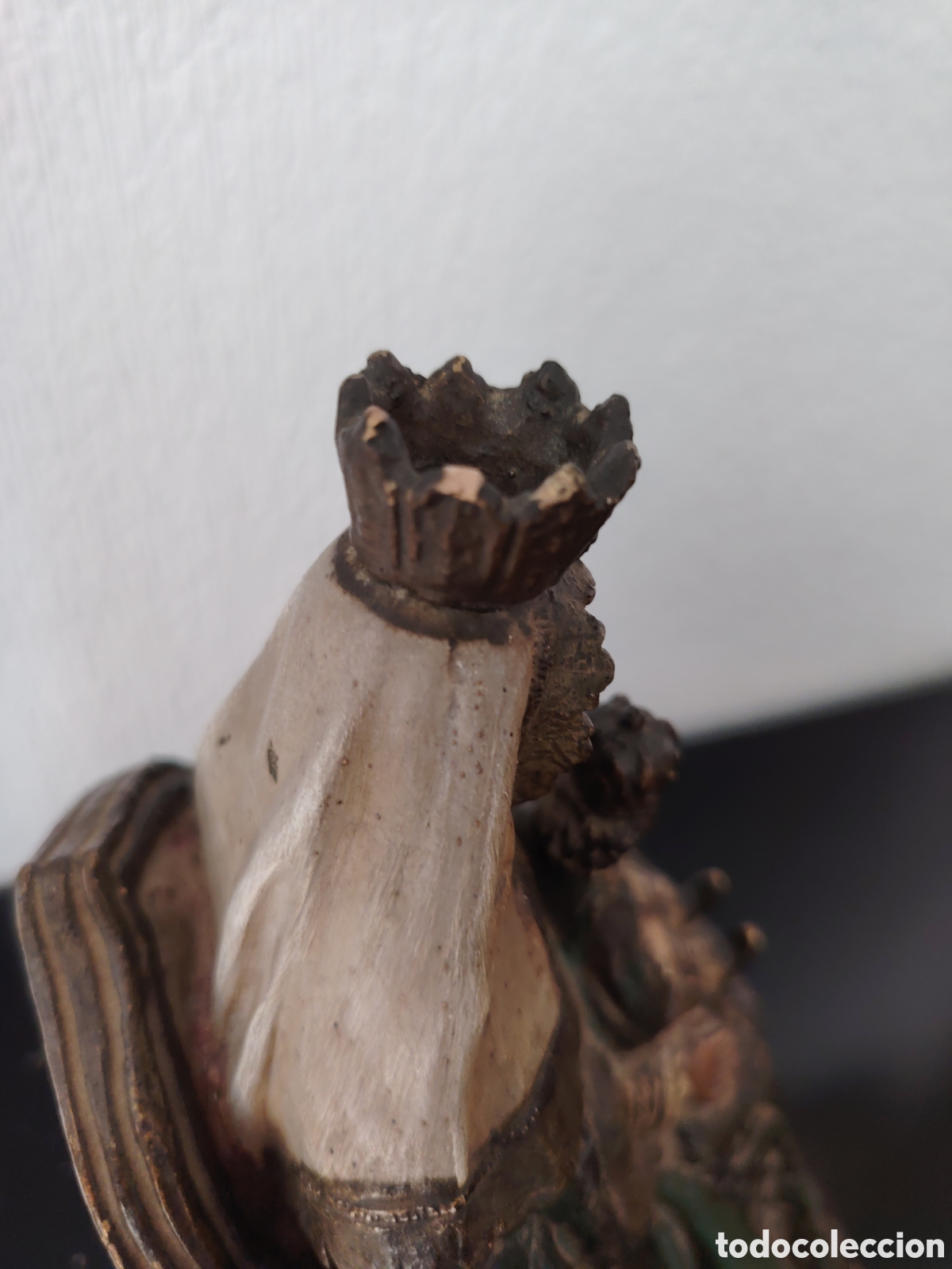 Arte: Antigua VIRGEN DE LOS REYES - Foto 4