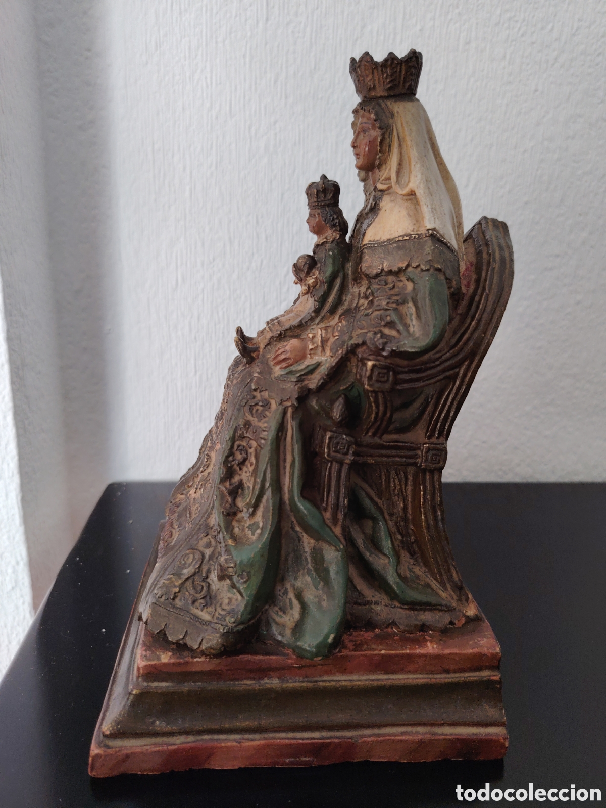 Arte: Antigua VIRGEN DE LOS REYES - Foto 6