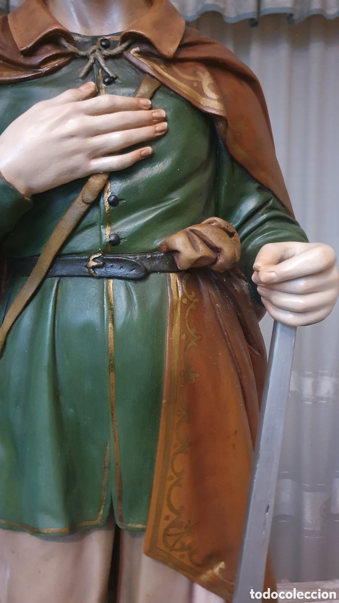 Arte: San Isidro Labrador, 107 cms - Foto 7