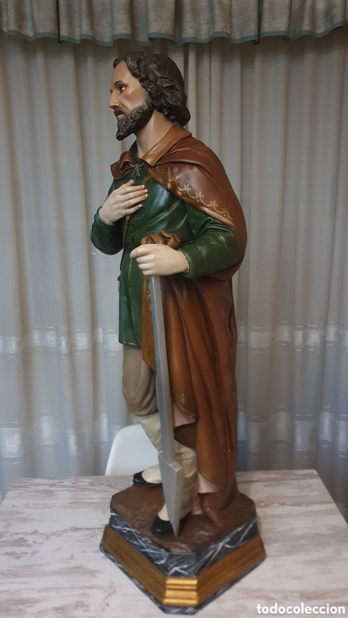 Arte: San Isidro Labrador, 107 cms - Foto 8