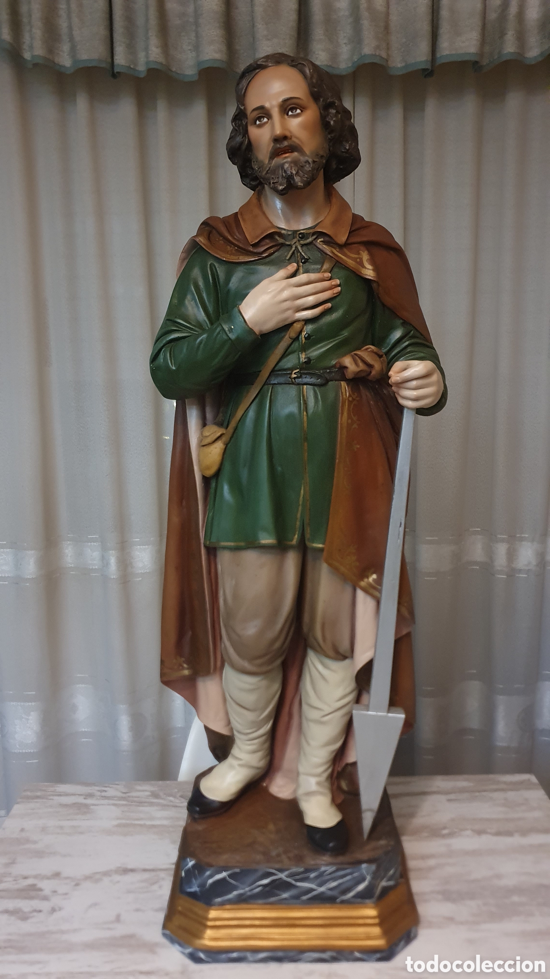 Arte: San Isidro Labrador, 107 cms - Foto 9