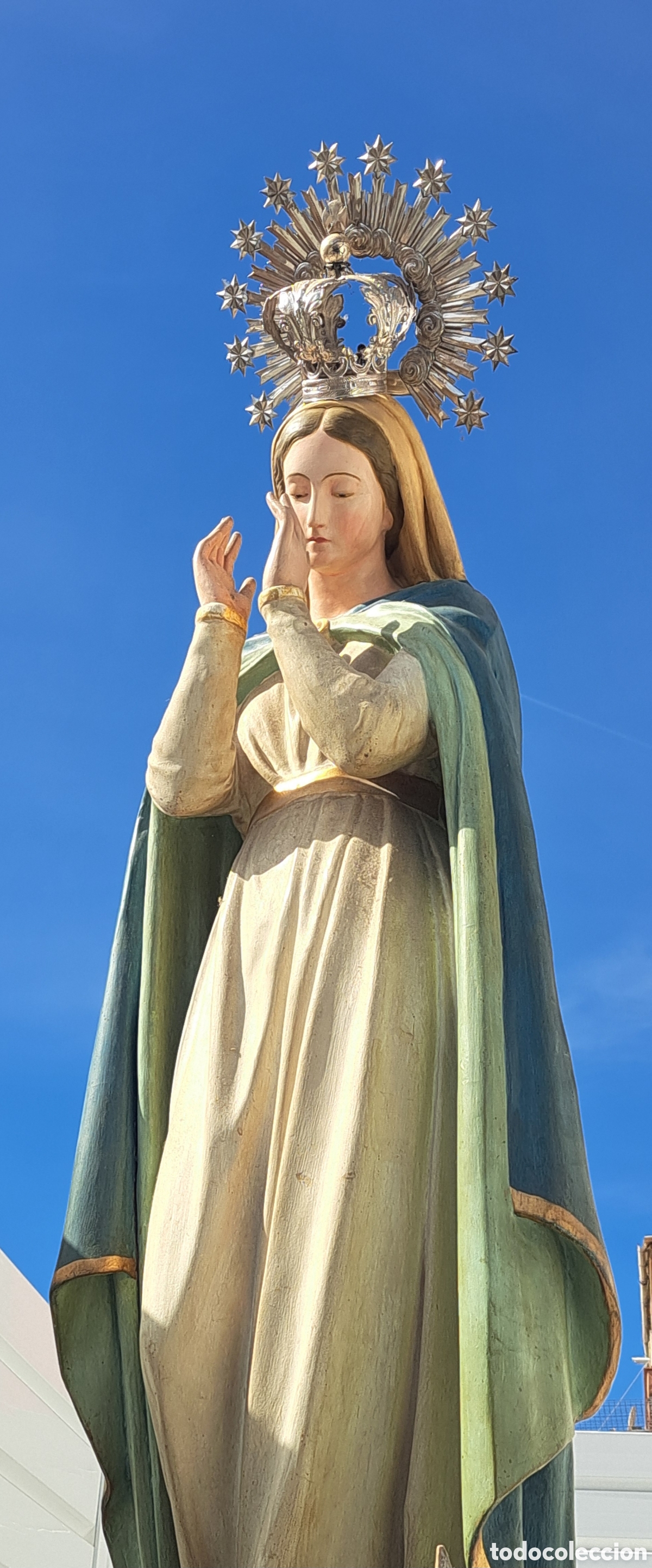 Arte: 164CM MADONNA ROMANA INMACULATA EDIGIO PICCOLI ROMA