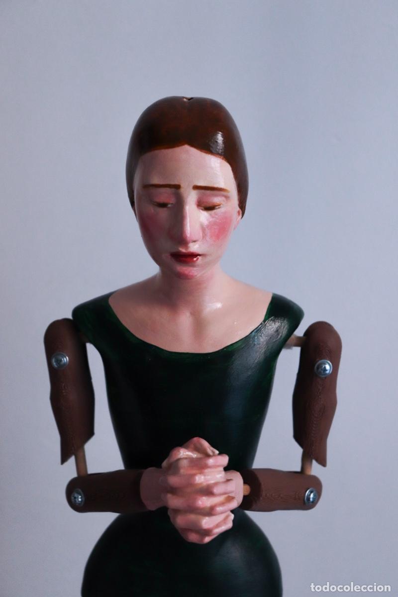 Arte: Virgen Dolorosa de vestir (60 cm) &ndash; Candelero y brazos articulados. Imaginer&iacute;a / Devoci&oacute;n privada