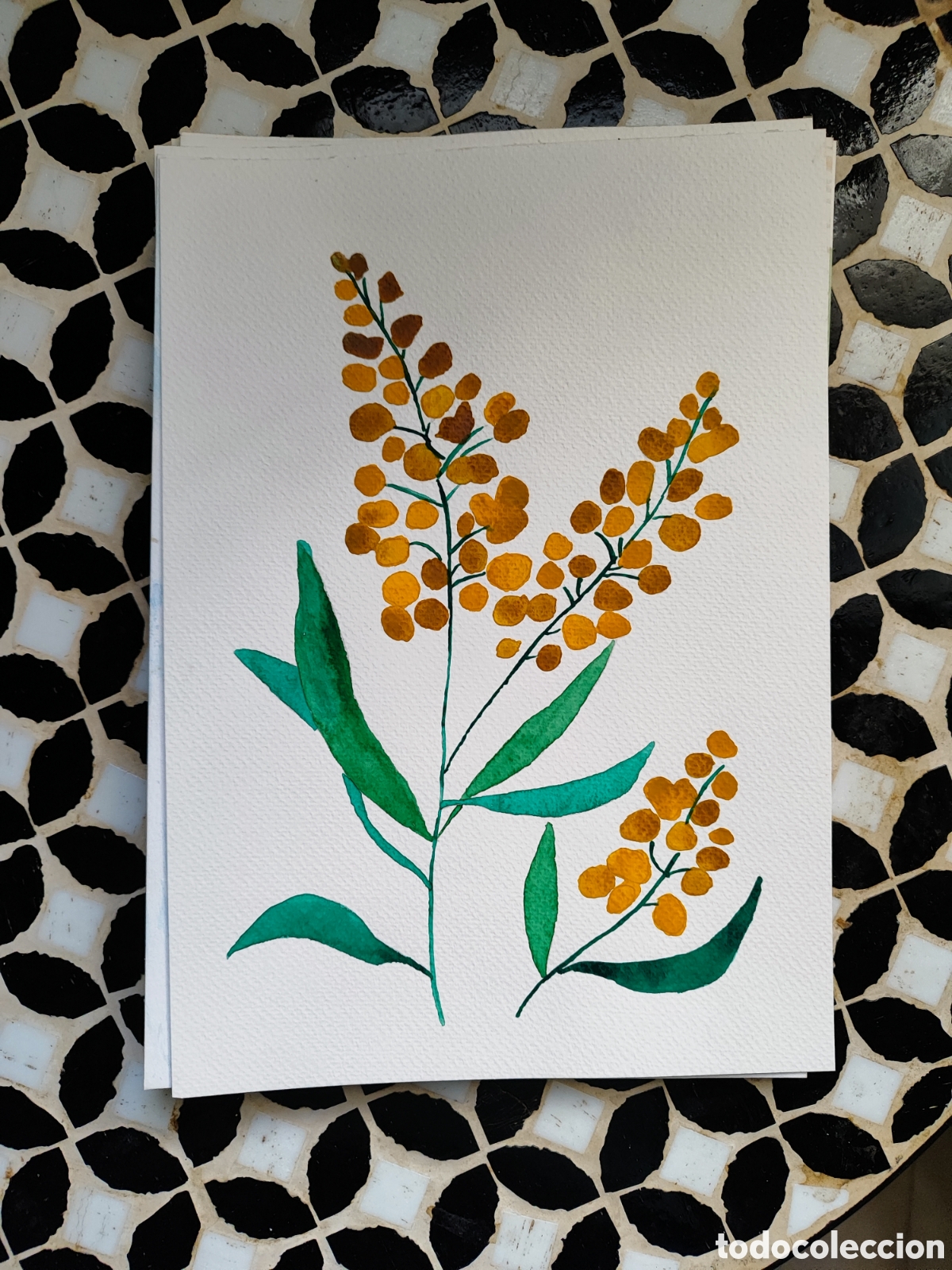 Arte: Acuerela original firmada. Preciosa. A4