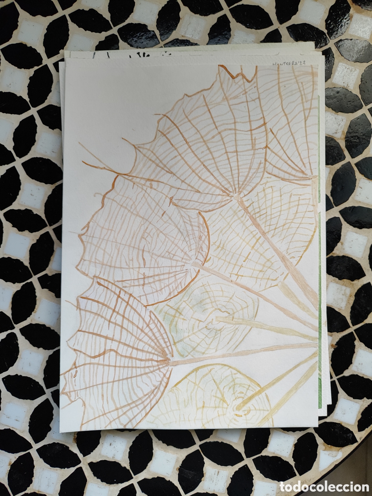 Arte: Acuarela original firmada. Preciosa. A4