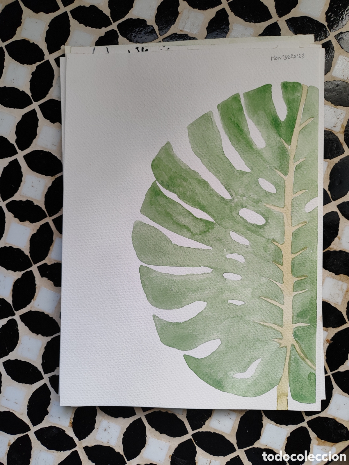 Arte: Acuarela original firmada. Preciosa. A4