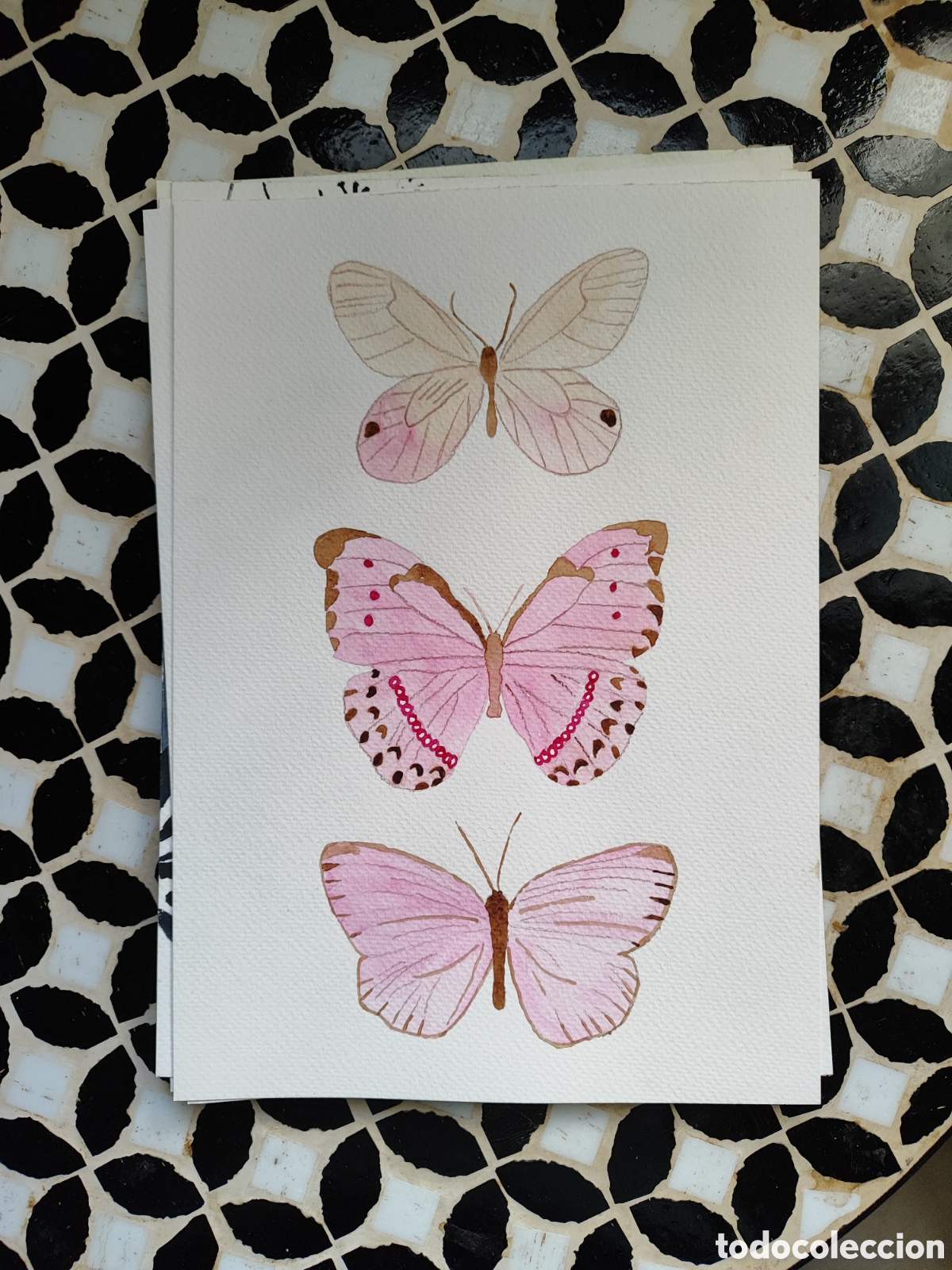 Arte: Acuarela original firmada. Preciosa. A4