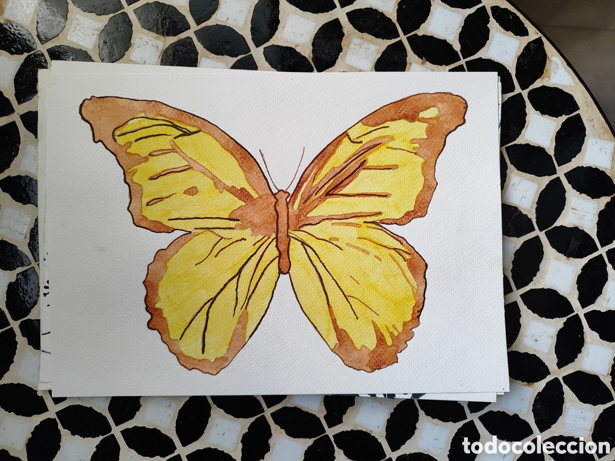 Arte: Acuarela original firmada. Preciosa. A4