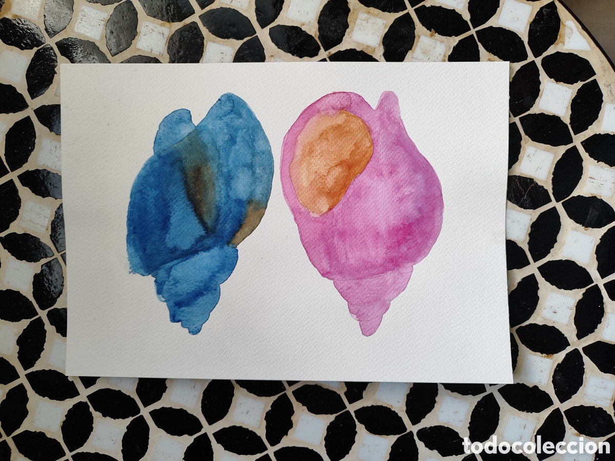 Arte: Acuarela original firmada. Preciosa. A4