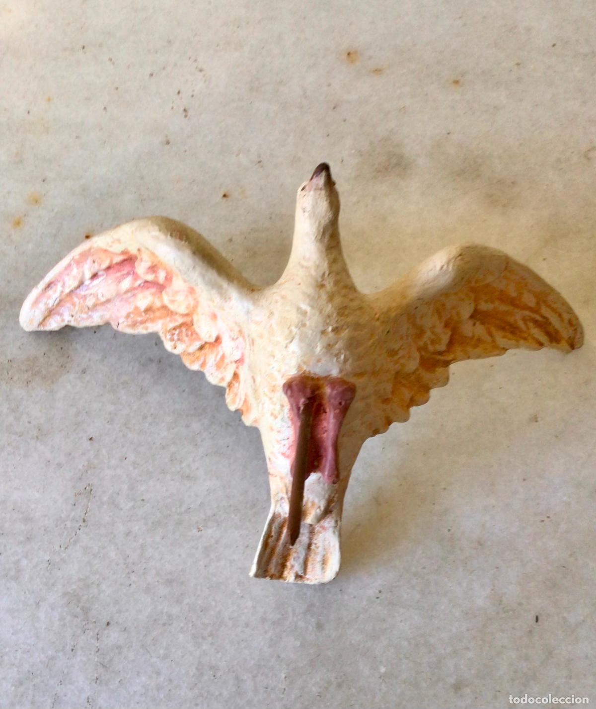 Arte: ANTIGUA PALOMA - ESPIRITU SANTO DE REMATE DE UN ALTAR DE FIN SIGLO XIX