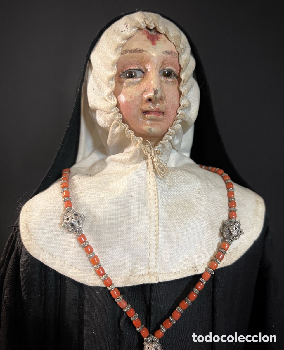 Arte: Santa Rita. Madera, 70 cm. - Foto 5