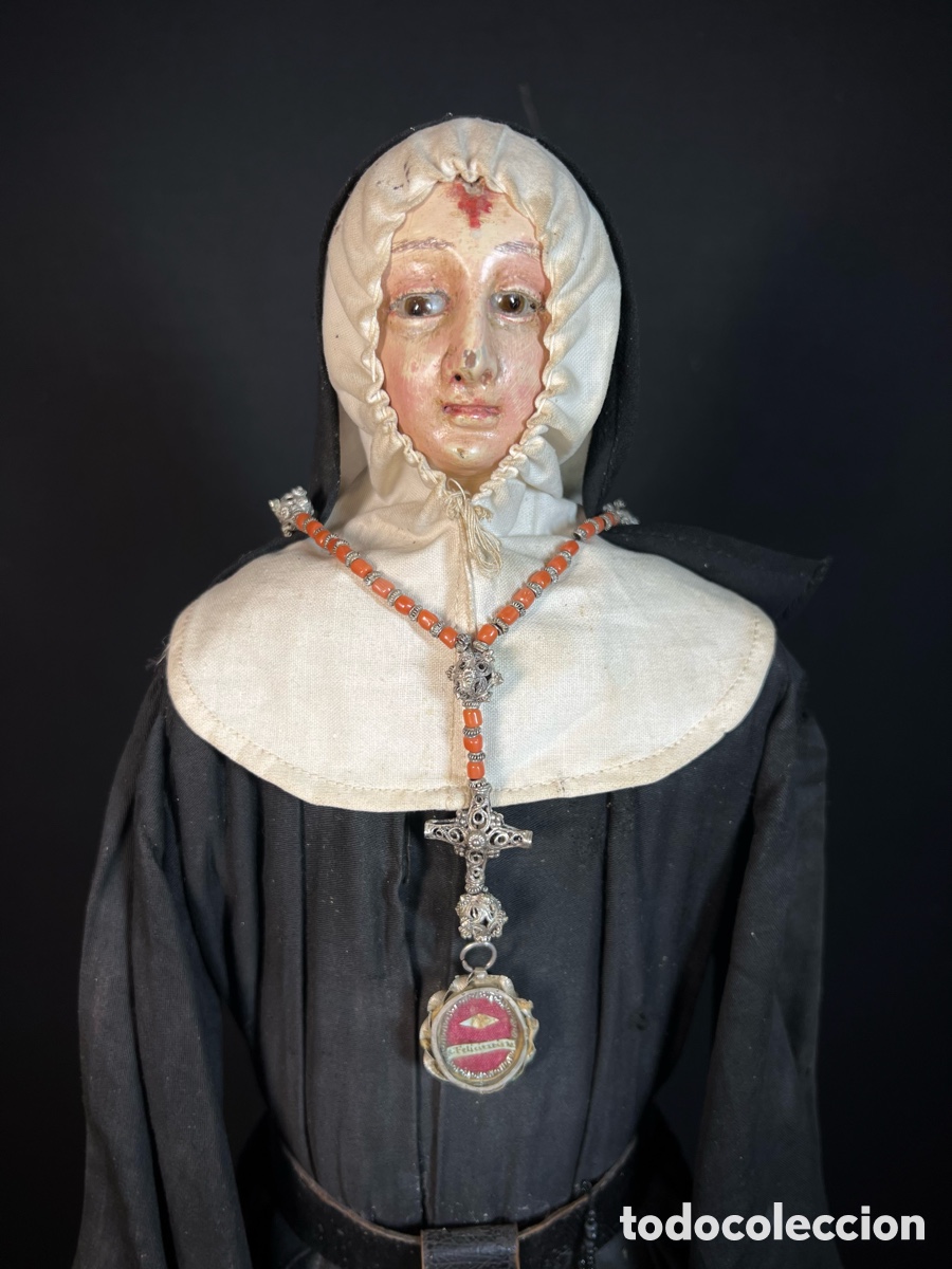 Arte: Santa Rita. Madera, 70 cm. - Foto 11