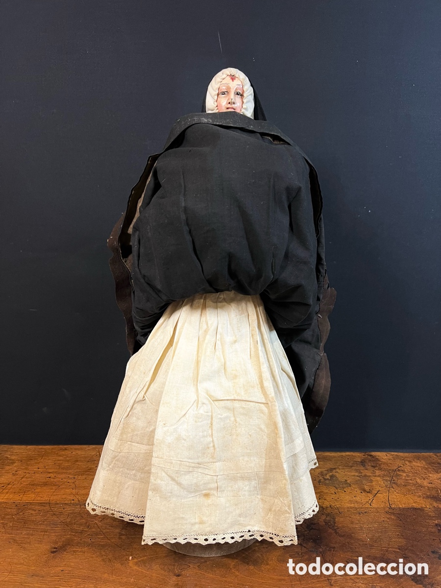 Arte: Santa Rita. Madera, 70 cm. - Foto 16