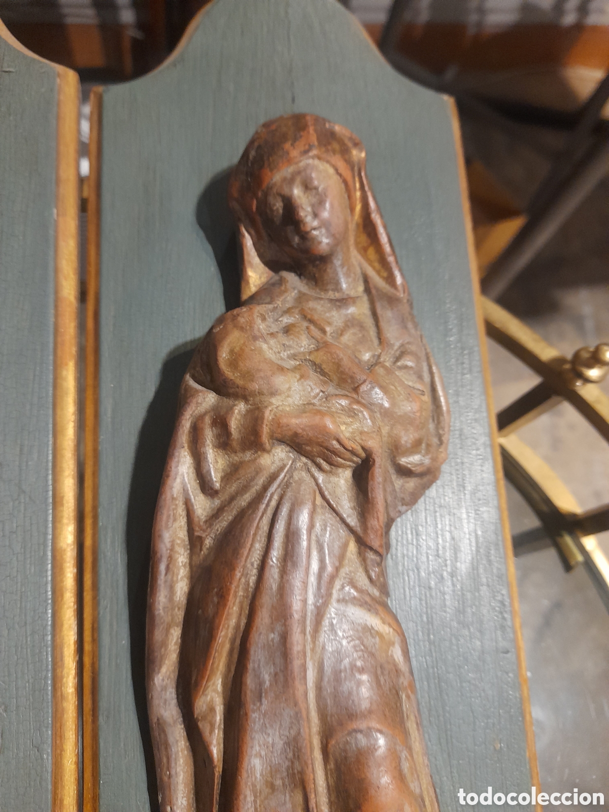 Arte: Pareja de tablas de dos V&iacute;rgenes - Foto 5