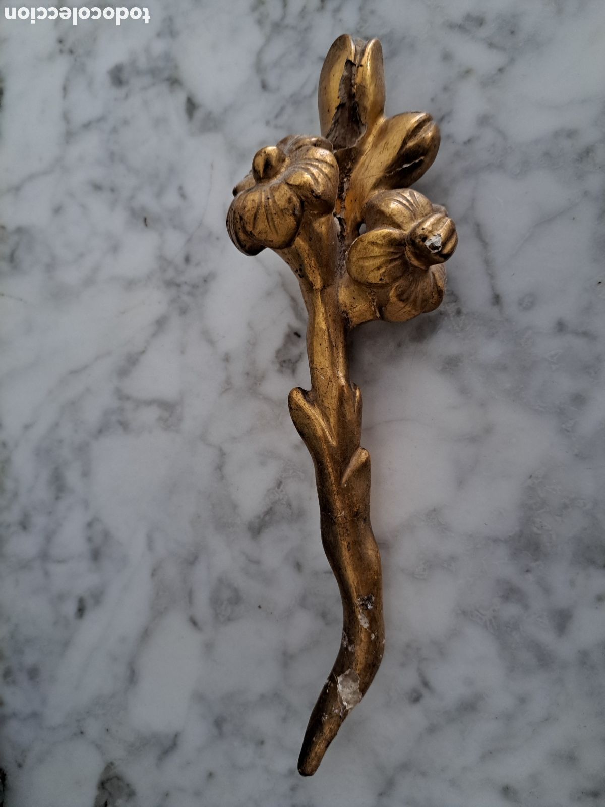 Arte: AZUCENAS PARA VIRGEN O SANTO sXIX