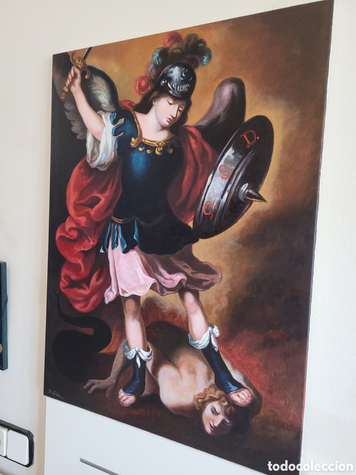 Arte: Oleo San Miguel Arc&aacute;ngel - Foto 4