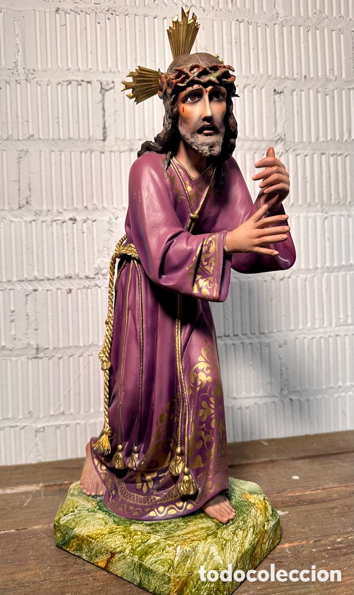 Arte: CRISTO NAZARENO. JESUCRISTO. OLOT. 50 cms. DIMOSA. Medinacelli, Gran Poder.