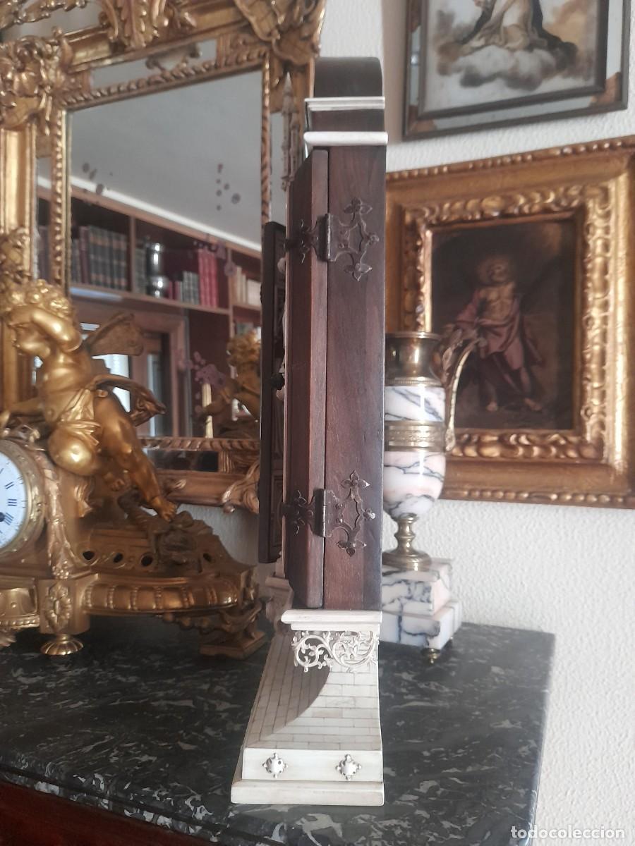 Arte: MAGNIFICA CAPILLA O TRIPTICO CON ESCENAS RELIGIOSAS - Foto 16