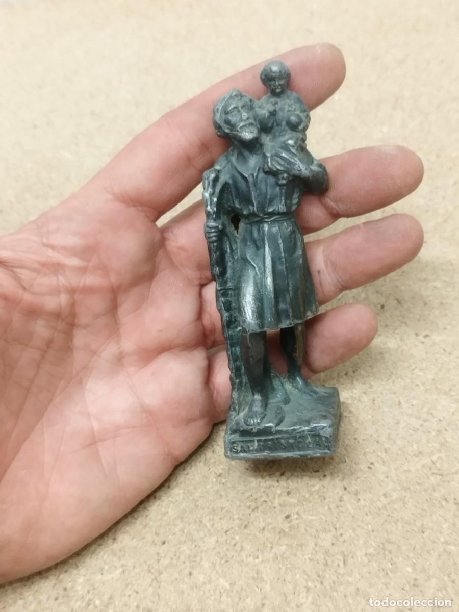 Arte: Antigua figura, escultura religiosa de san pancracio. Hecho en Barcelona de principios sg. XX.