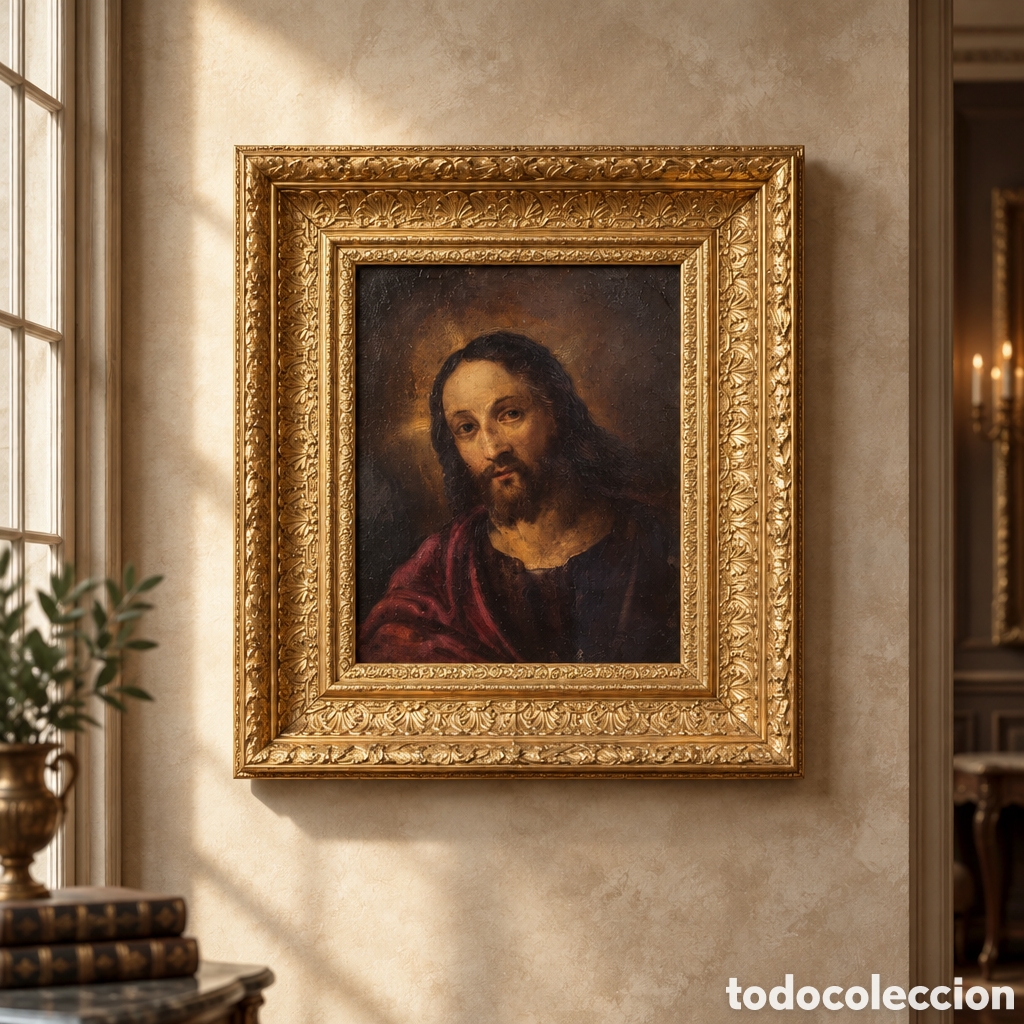 Arte: MAGNIFICO OLEO SOBRE PLANCHA DE COBRE . ECCE HOMO . SIGLO XVII- XVIII