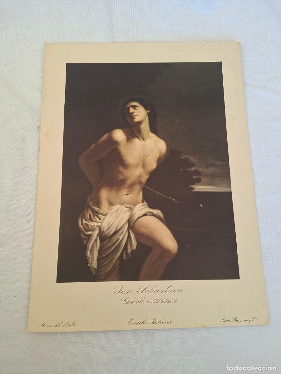 Arte: Antigua plancha San Sebasti&aacute;n , una obra maestra del pintor barroco italiano Guido Rediciones Barsal