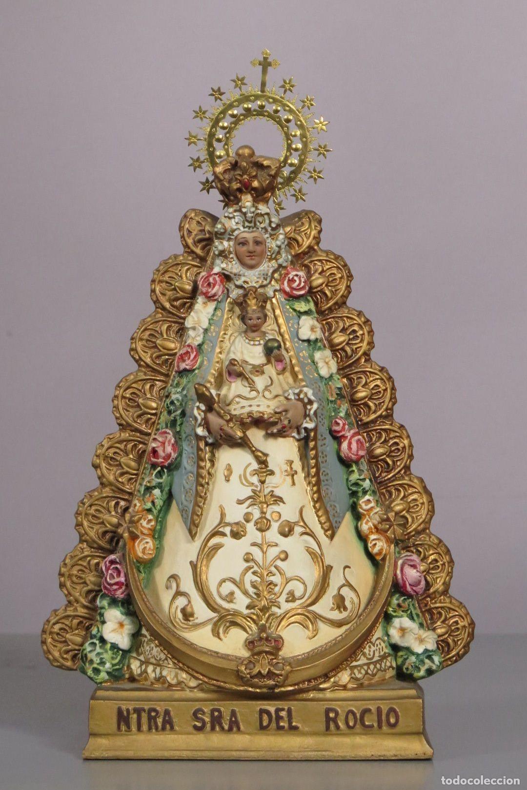 Arte: NUESTRA SE&Ntilde;ORA DEL ROCIO. OLOT. OJOS DE CRISTAL.