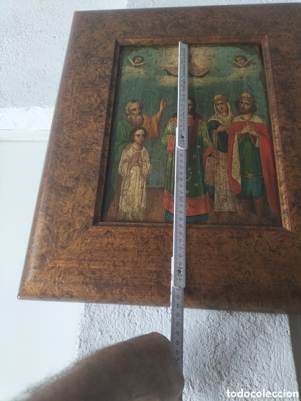 Arte: Pintura icono religioso - Foto 4