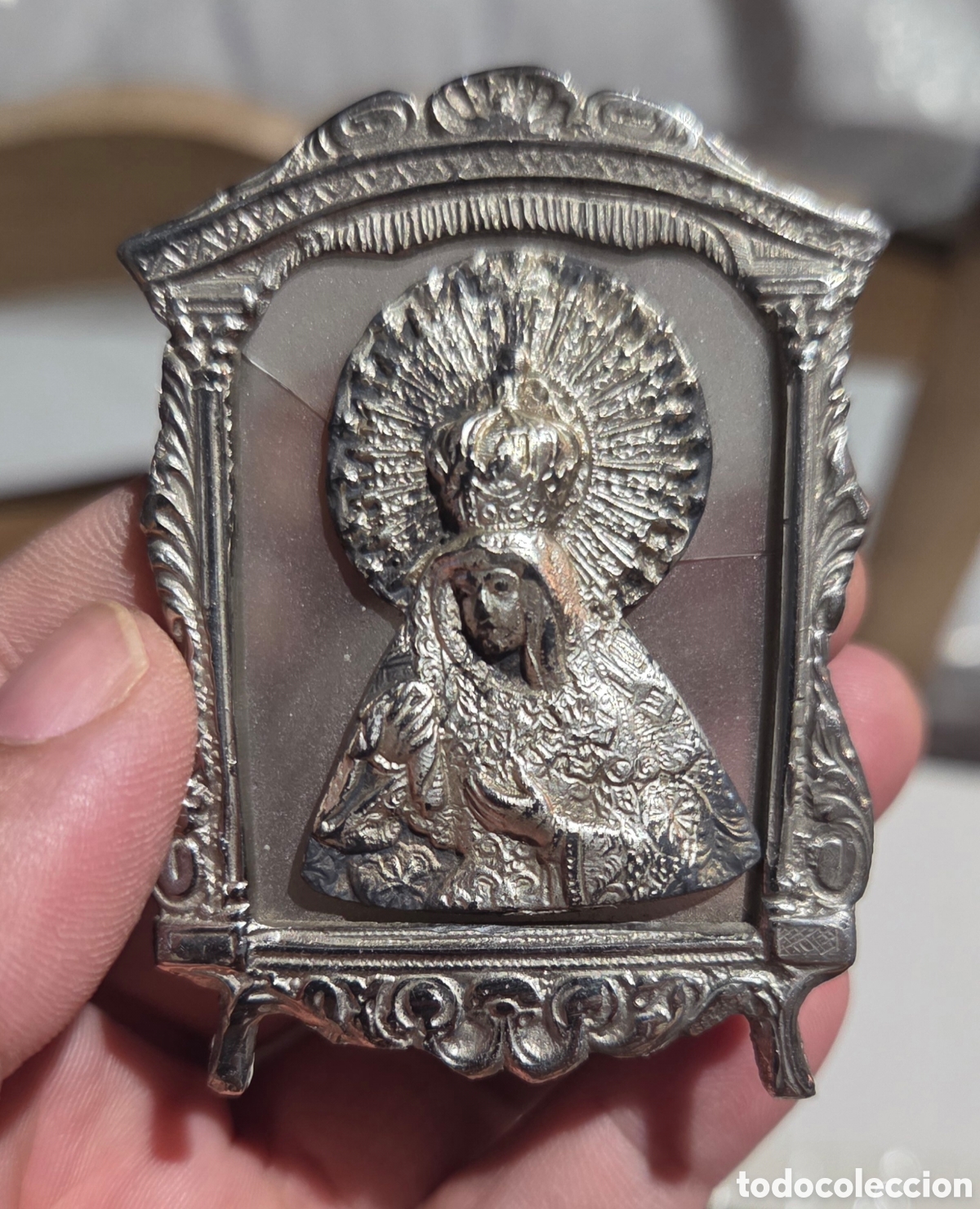 Arte: Capillita de sobremesa de la Virgen Macarena