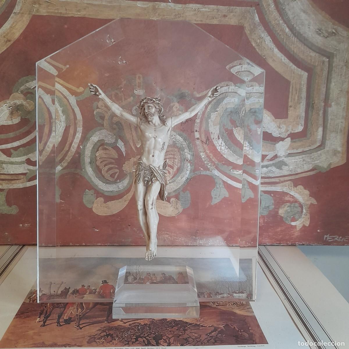 Arte: CRISTO SOBRE BASE DE METACRILATO - Foto 2