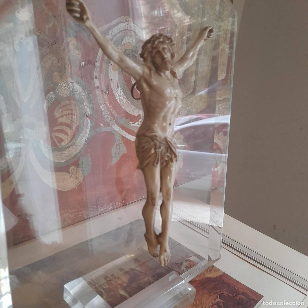 Arte: CRISTO SOBRE BASE DE METACRILATO - Foto 5