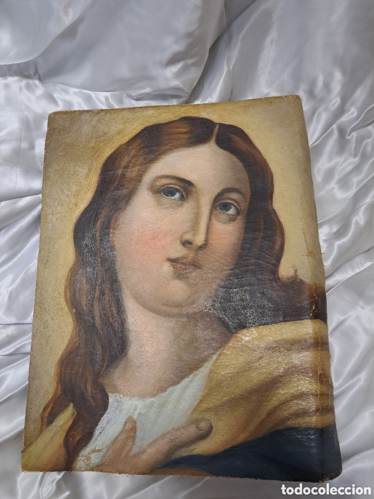 Arte: INMACULADA OLEO SOBRE LIENZO - Foto 3