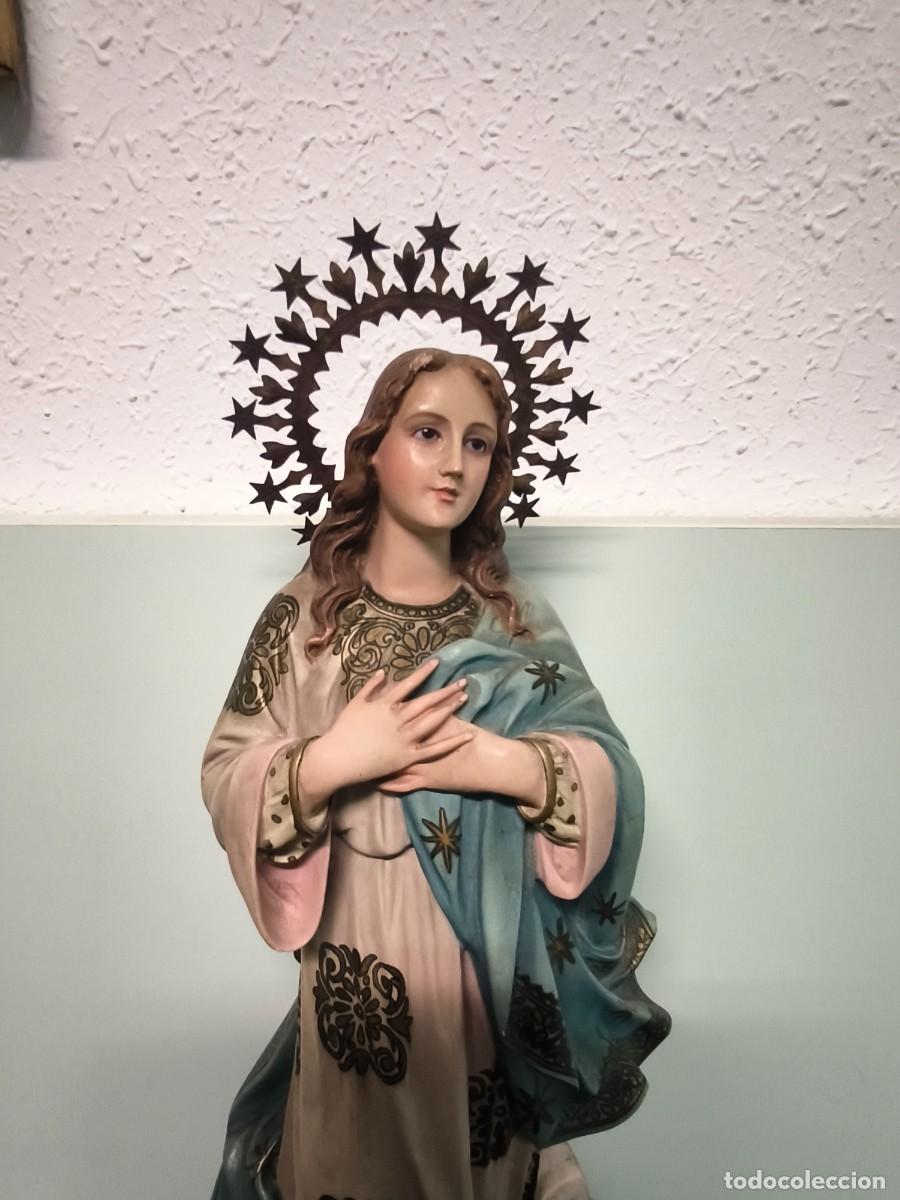 Arte: TALLA RELIGIOSA DE LA VIRGEN INMACULADA CONCEPCION - Foto 3