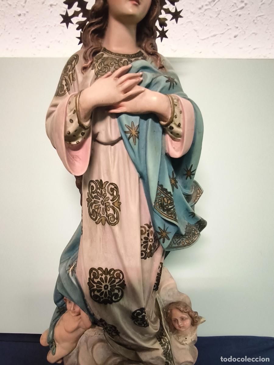 Arte: TALLA RELIGIOSA DE LA VIRGEN INMACULADA CONCEPCION - Foto 4