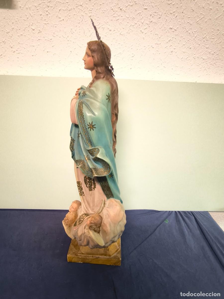 Arte: TALLA RELIGIOSA DE LA VIRGEN INMACULADA CONCEPCION - Foto 15